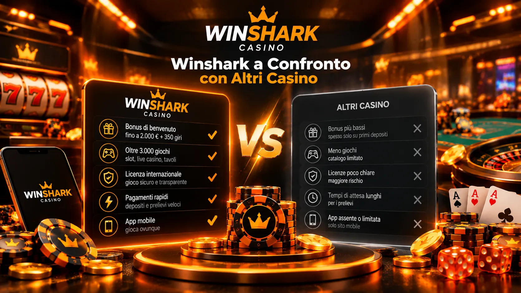 winshark Pro e contro